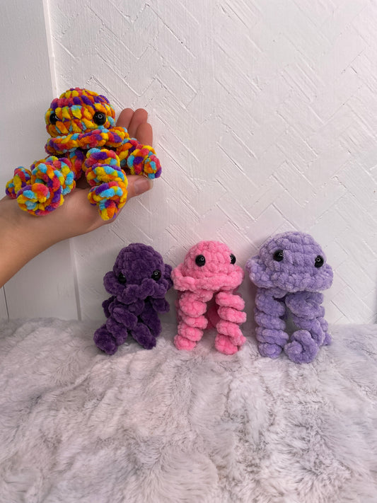 Hand crocheted Various Mini Jellyfish
