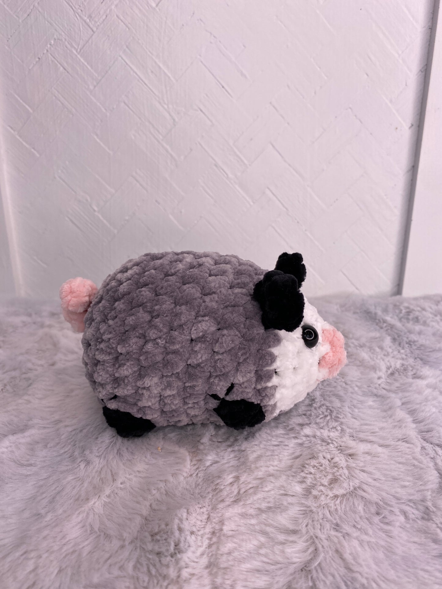 Hand Crocheted Opossum